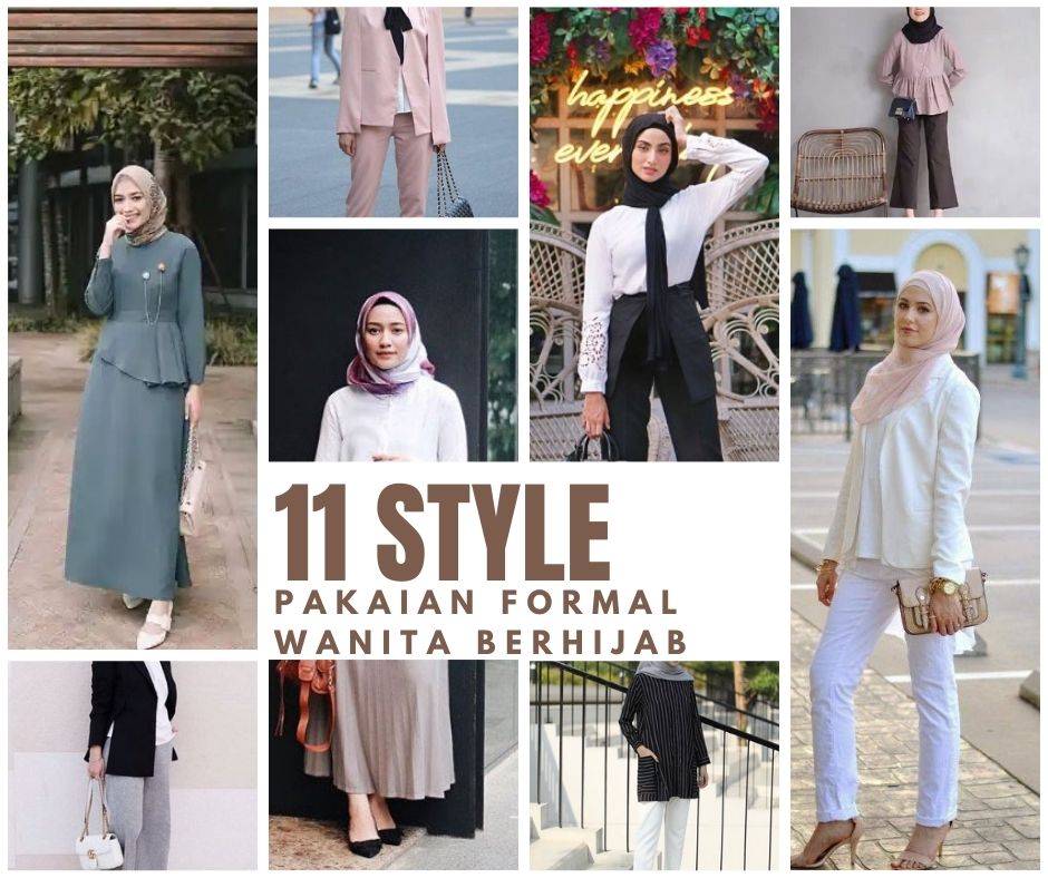 11 Style Pakaian Formal Wanita Berhijab - LaraHijab