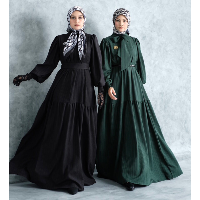 Jual Ounadoutfit Mariyam Dress premium | dress wanita premium | dress ...