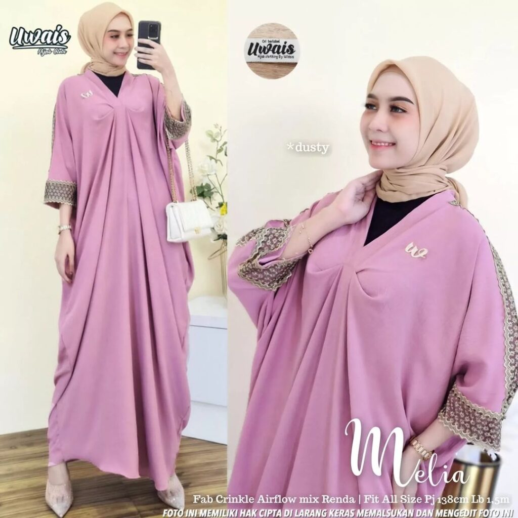 Sc Melia Kaftan / Kaftan Wanita Simple Elegan / Kaftan Sultan Mewah ...