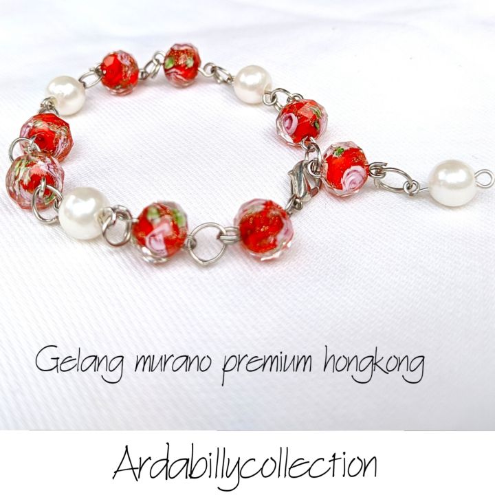 Gelang murano premium hongkong Gelang wanita Gelang mewah Gelang dewasa ...