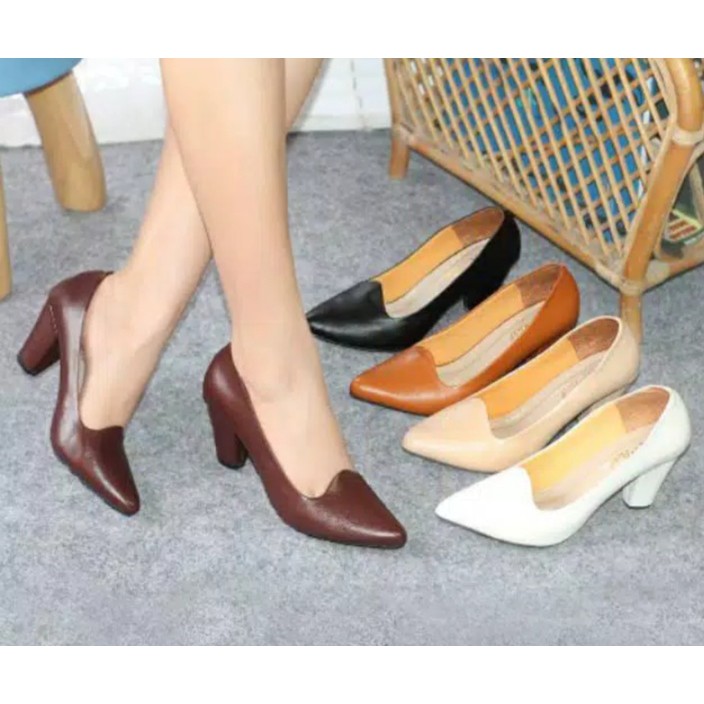 Jual Sepatu Pantofel Kerja Kantor Wanita 7 cm CR-01 | Shopee Indonesia Jual Sepatu Pantofel Kerja Kantor Wanita 7 cm CR-01 | Shopee Indonesia