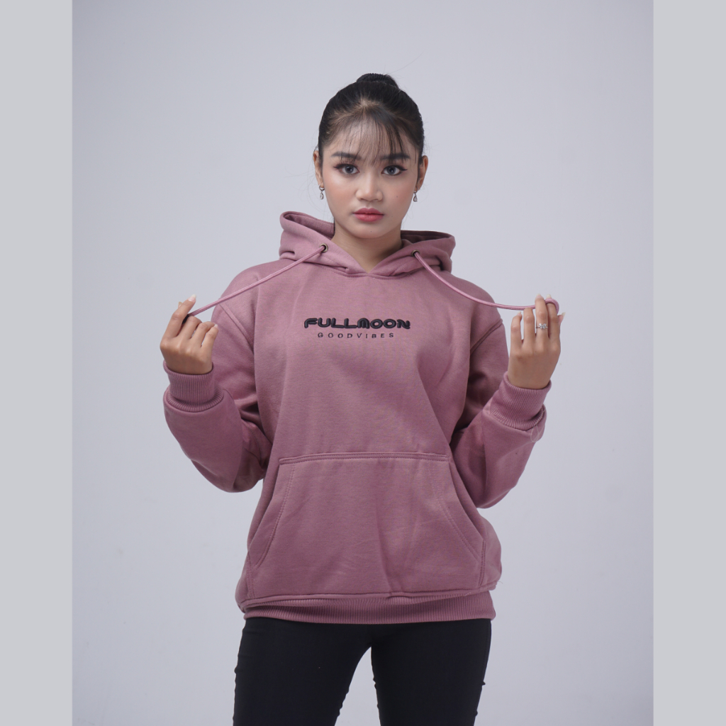 Jual HOODIE FULLMOON CEWEK COWOK UNISEX TEBAL PREMIUM M L XL XXL ...