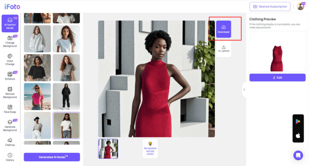 How to Create a Perfect AI-Generated Fashion Model Image - iFoto's Blog