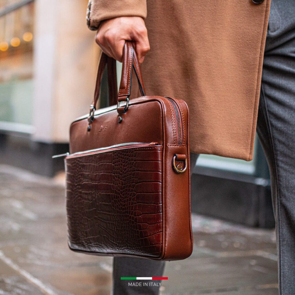 Leather Laptop Bags for Men Premium Brown or Black Leather Laptop Bags ...