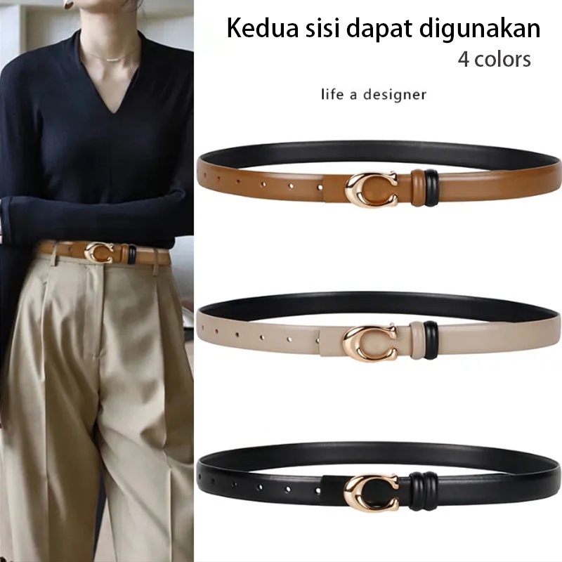 Jual Ikat Pinggang Wanita Kulit Belt Wanita Gesper Wanita Sabuk Kulit ...