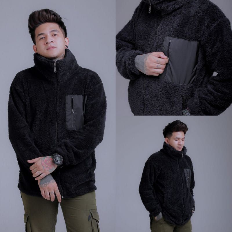 Jual jaket musim dingin, winter berbulu, jaket bulu tebal | Shopee ...