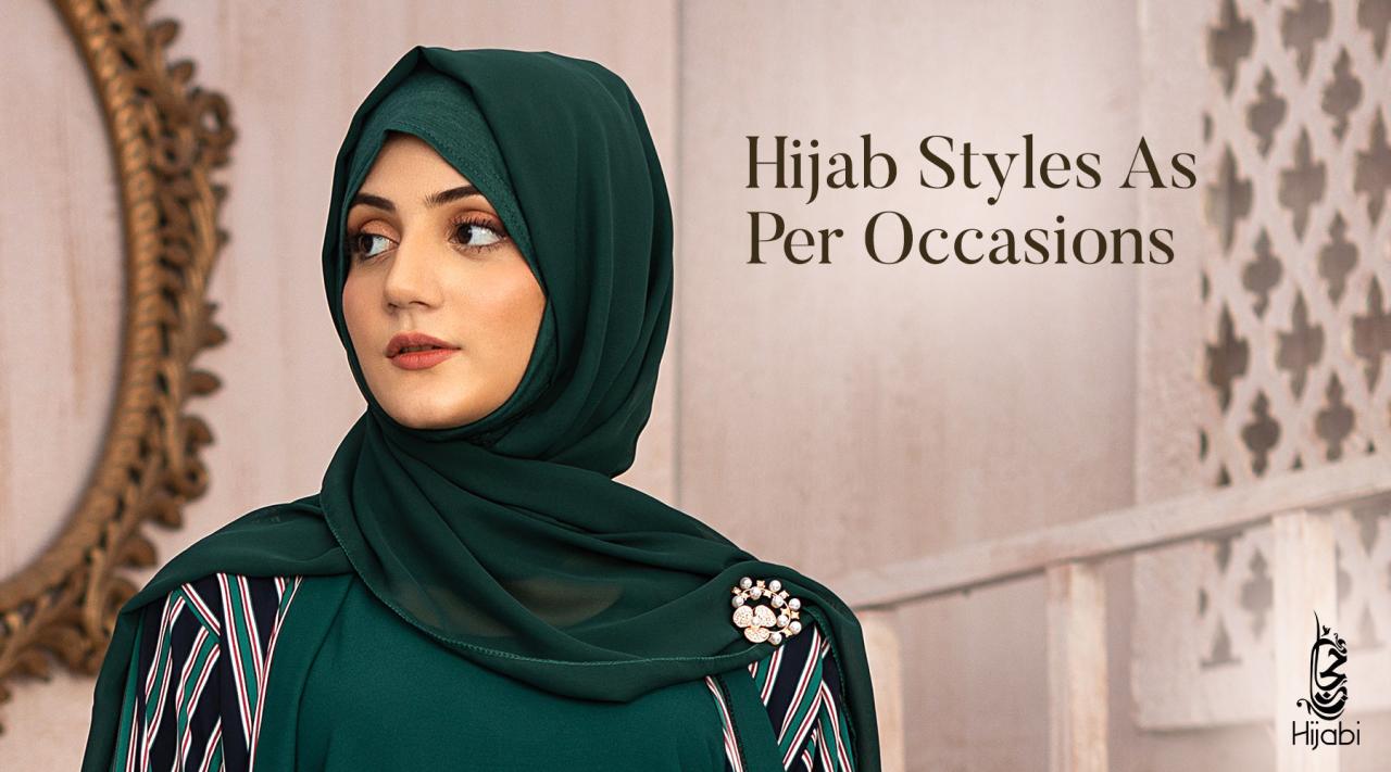 Hijab Styles As Per Occasions | Hijabi.pk