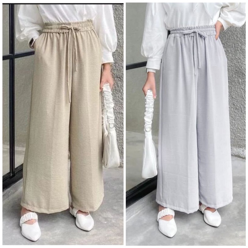 Jual KULOT CRINKLE AIRFLOW PREMIUM HIGHWAIST | Shopee Indonesia