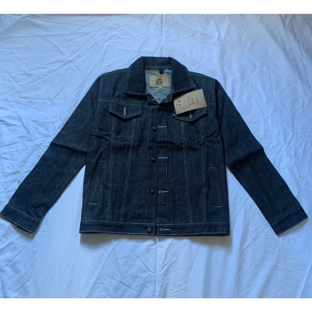 Jual Jaket Denim 14oz - Jaket Jeans Pria - Jaket Denim Trucker - Raw ... Jual Jaket Denim 14oz - Jaket Jeans Pria - Jaket Denim Trucker - Raw ...