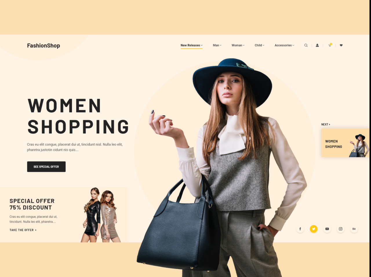 Fashion Ecommerce Website Templates