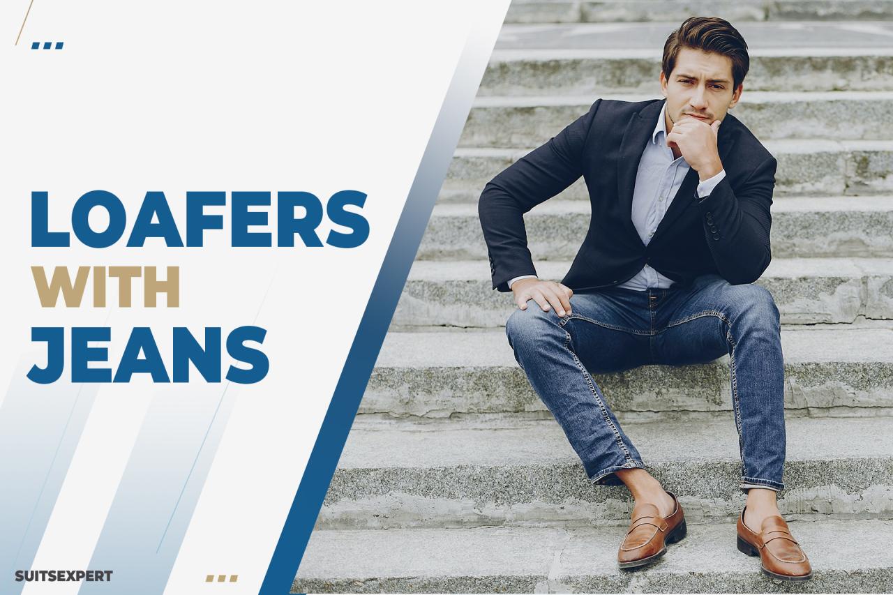 Stylish Ways to Wear Loafers with Jeans - Suits Expert