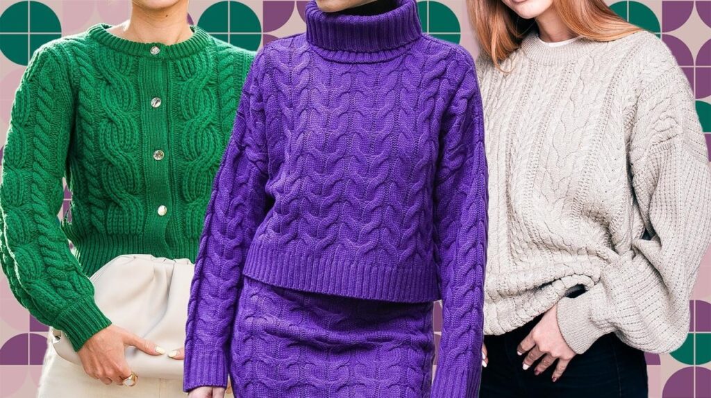 How to style a cable-knit sweater for every winter occasion - Good ...