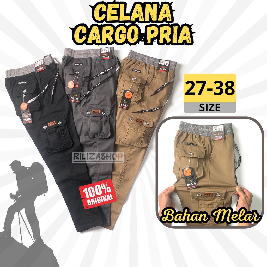 Jual Celana Cargo Panjang Pria Jumbo Slimfit Murah Pinggang Karet ... Jual Celana Cargo Panjang Pria Jumbo Slimfit Murah Pinggang Karet ...