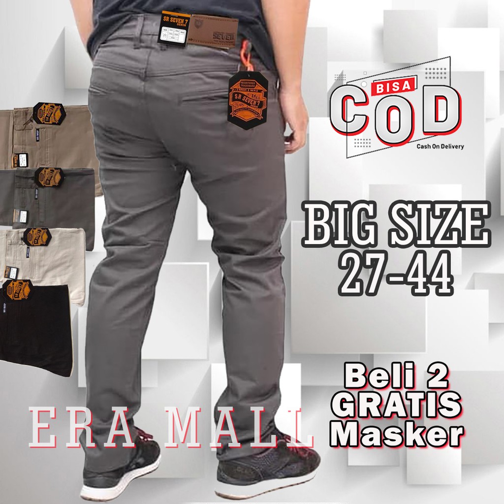 Jual Celana Chino Panjang Pria Big Size Jumbo Original Reguler Fit ... Jual Celana Chino Panjang Pria Big Size Jumbo Original Reguler Fit ...