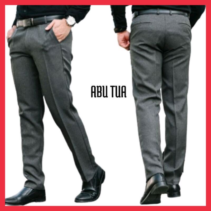 Jual CELANA PANJANG KAIN FORMAL SLIM FIT PRIA. | Shopee Indonesia