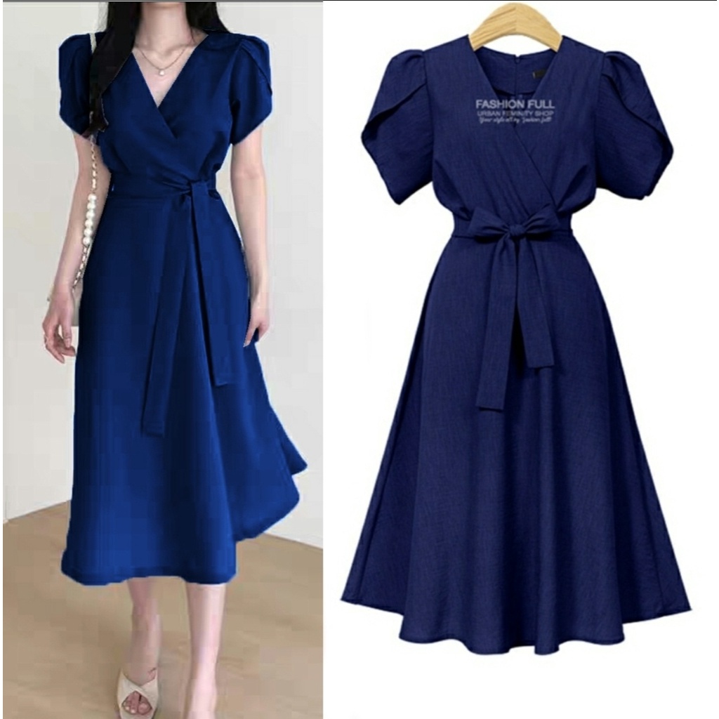 Jual FWG - DRESS DAVIA / DRESS PESTA / BAJU DRES WANITA / PAKAIAN ...