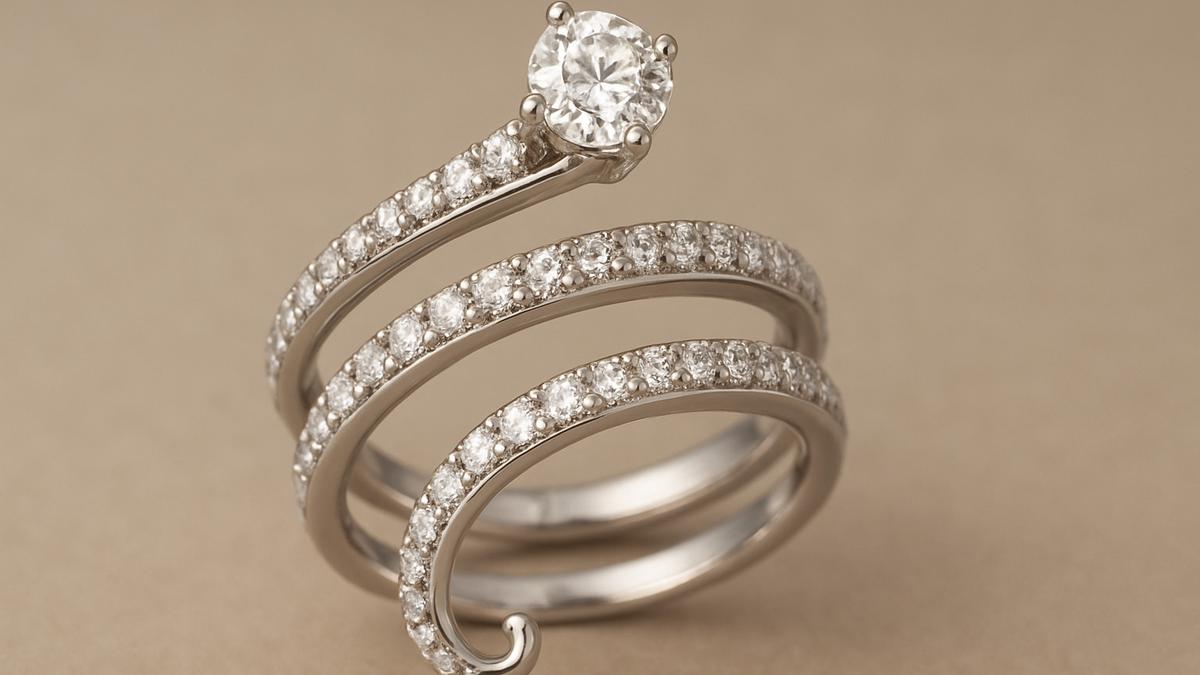 Wedding Ring Design Modern Yang Menawan - Kimfook Jewelry | Cincin Nikah