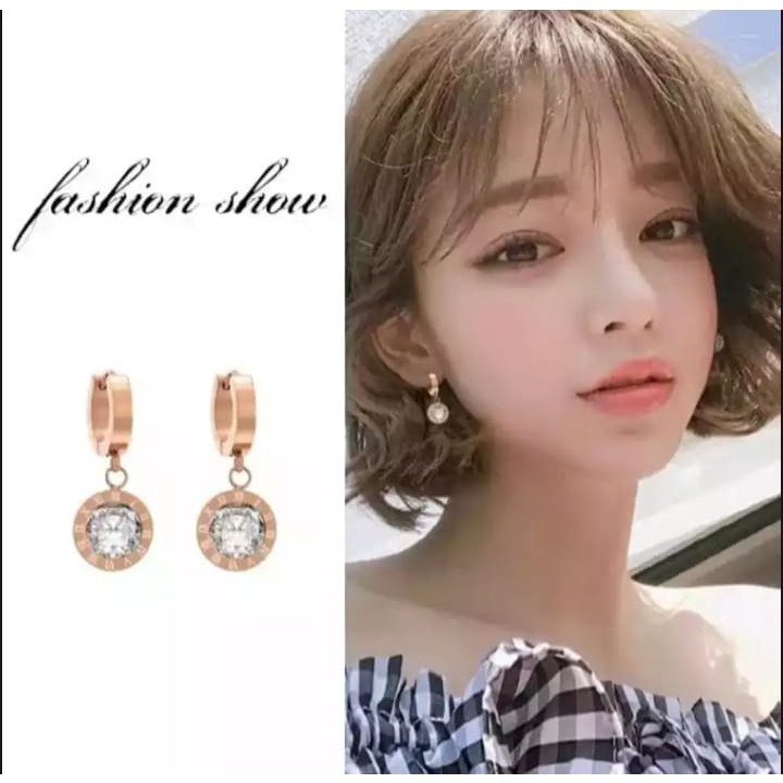 Jual FEATHER HONGKONG - ANTING SQUARE - Anting-Anting Wanita Cewek ...