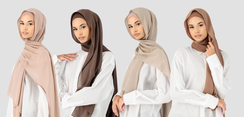How To Tie A Chiffon Hijab at Ann Bunch blog