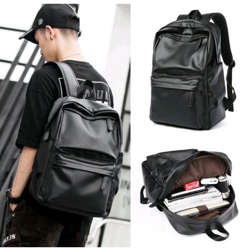 Jual Tas ransel pria tas cowok tas punggung tas kulit tas travel tas ...