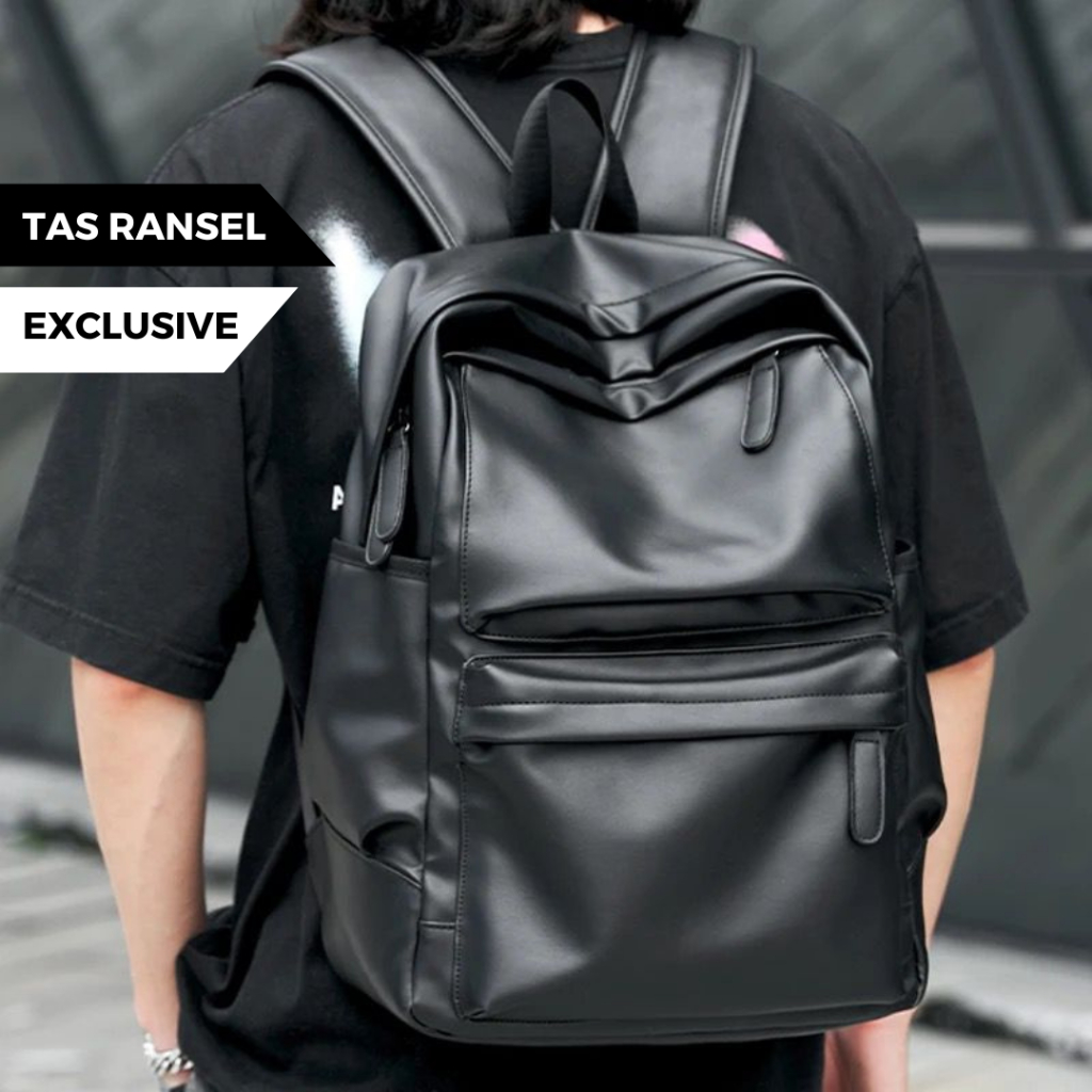 Jual Tas Ransel Kulit Pria Backpack Pria Kulit Tas Gendong Punggung ...