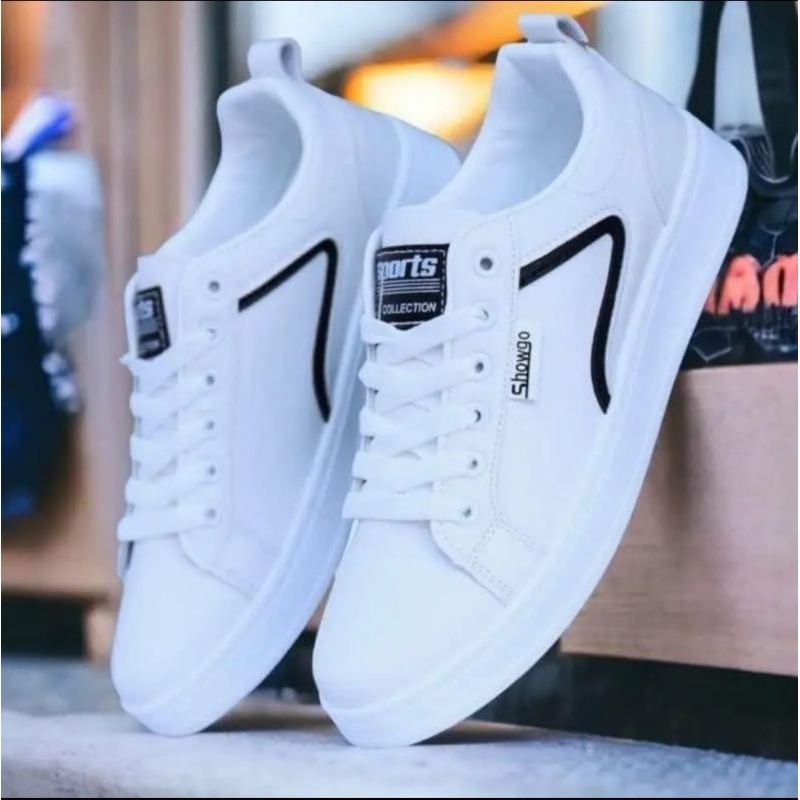 Jual Sepatu putih / sneakers putih / sepatu pria / sepatu wanita ...