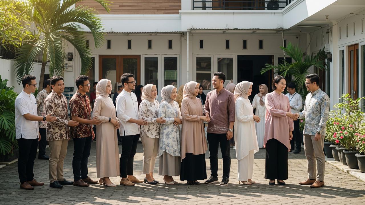 10 Inspirasi Padu Padan Baju Muslim Modern untuk Halalbihalal di Kantor ... 10 Inspirasi Padu Padan Baju Muslim Modern untuk Halalbihalal di Kantor ...