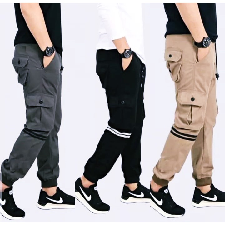 Jual Jane Frey Clothing Celana Jogger Pria 8094 Jogger Training Simple ...