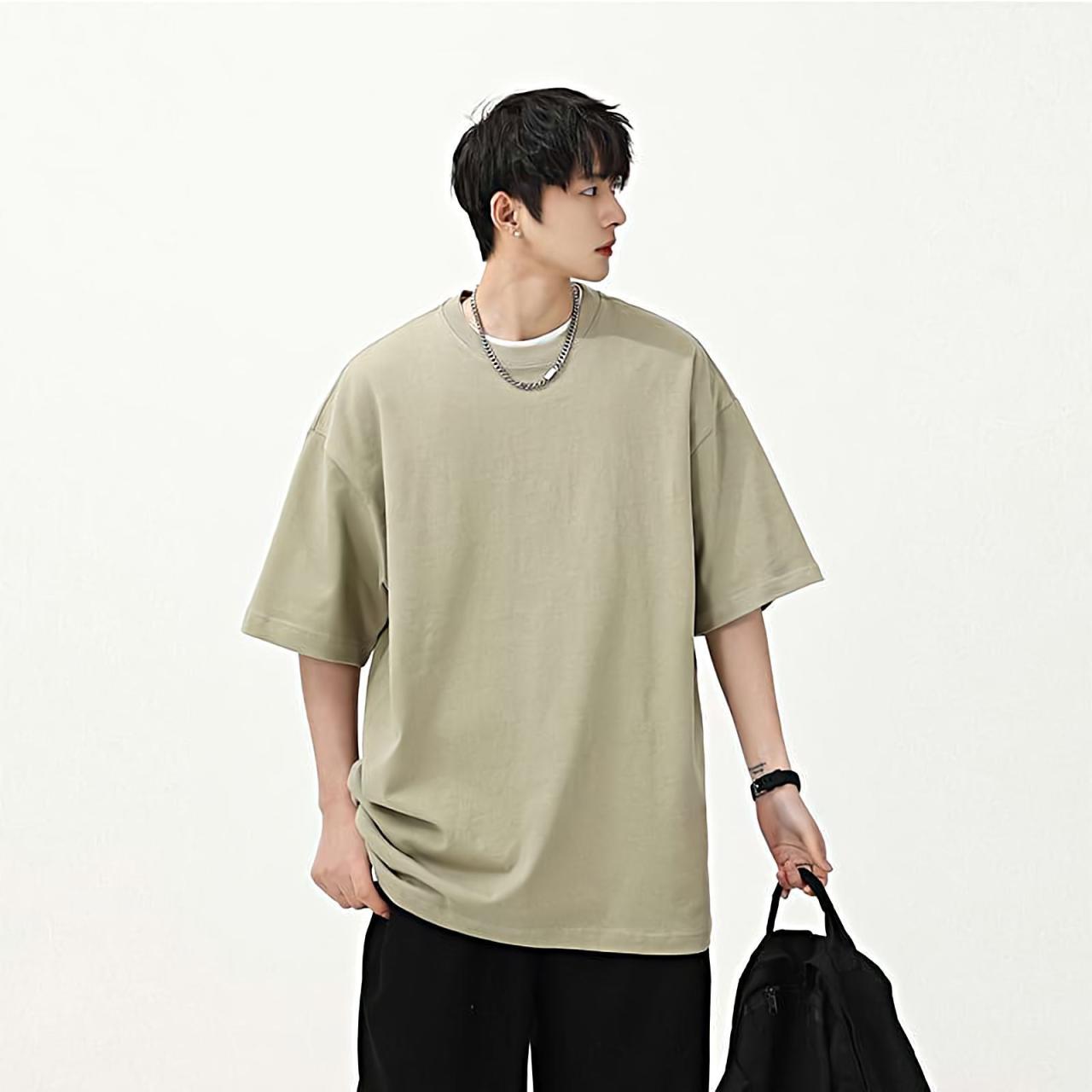 Oversized Drop Shoulder T-Shirt (Korean Fashion) | Type of pants ... Oversized Drop Shoulder T-Shirt (Korean Fashion) | Type of pants ...