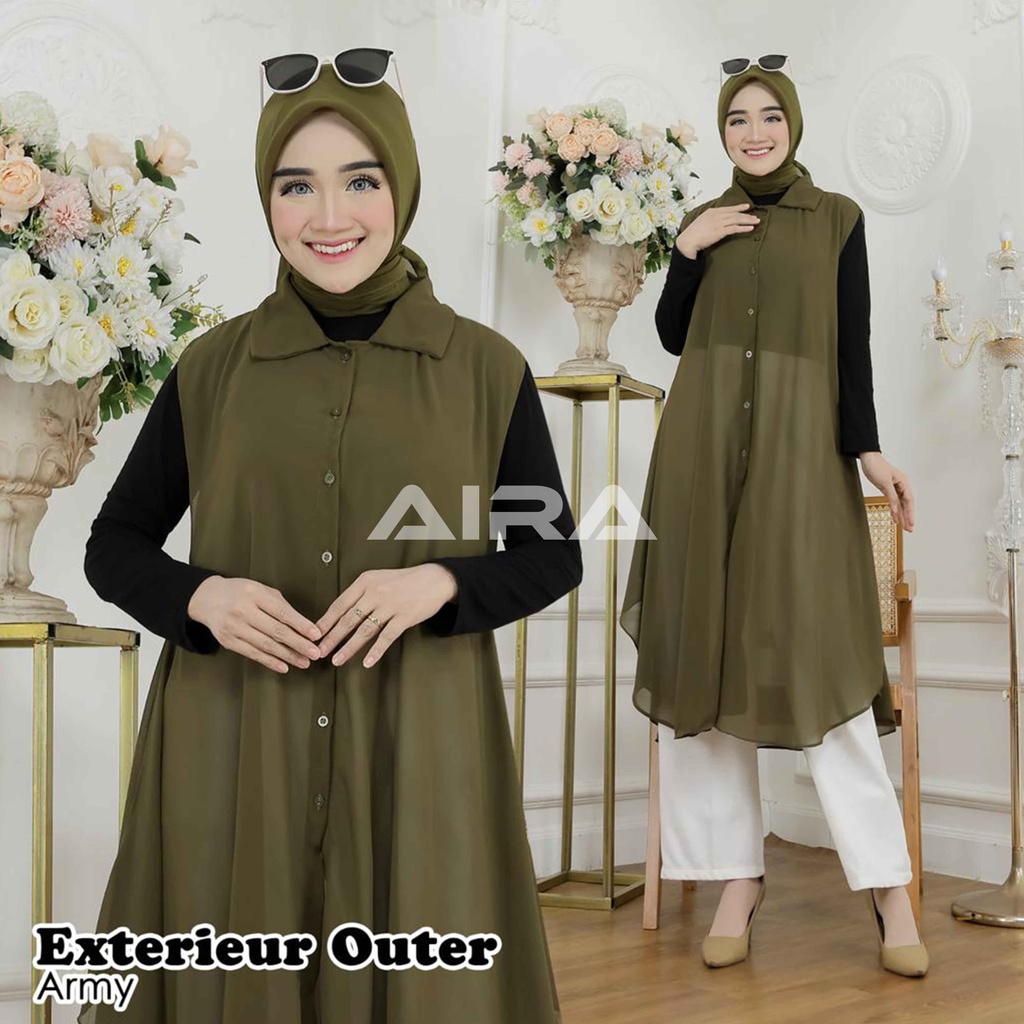 Jual Exterieur outer tanpa lengan wanita simple premium by Aira Apparel ... Jual Exterieur outer tanpa lengan wanita simple premium by Aira Apparel ...