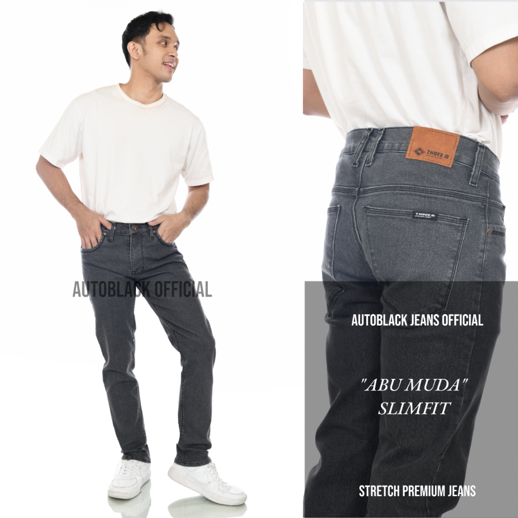 Jual Celana Jeans Pria Slim Fit Stretch Melar Tebal Abu Muda Polos Grey ... Jual Celana Jeans Pria Slim Fit Stretch Melar Tebal Abu Muda Polos Grey ...