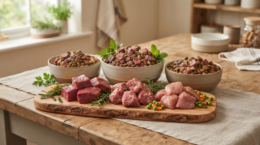 Beef, lamb, and pork protein options in dog food Beef, lamb, and pork protein options in dog food