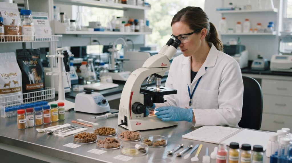 Laboratory sample prepared for pet food testing and analysis Laboratory sample prepared for pet food testing and analysis